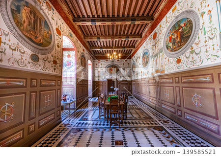 Castle of Ancy-le-franc, Yonne, Burgundy, France Castle of Ancy-le-franc, Yonne, Burgundy, France 139585521