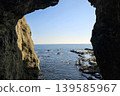 Enoshima Iwaya Caves on the southern coast of Enoshima Island in Japan. 139585967