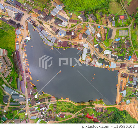 Aerial top View of Lakeside Village Aerial top View of Lakeside Village 139586108