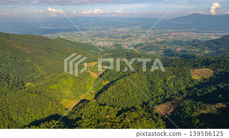 Countryside Road Through Scenic Valleys and Hills Countryside Road Through Scenic Valleys and Hills 139586125