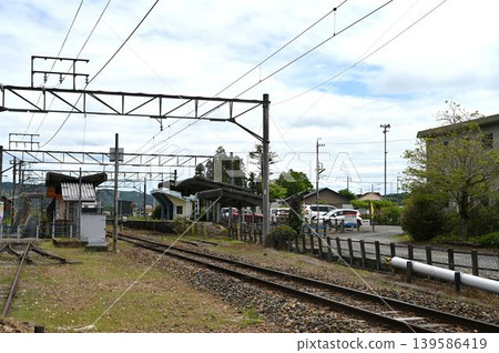 Looking at Meitetsu Akechi Station Looking at Meitetsu Akechi Station 139586419
