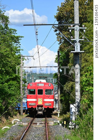 名鐵6000系列車停靠禦嶽站（活動路線版） 139586435