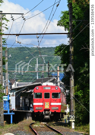 名鐵6000系列車停靠禦嶽站(活動路線版) 名鐵6000系列車停靠禦嶽站(活動路線版) 139586436