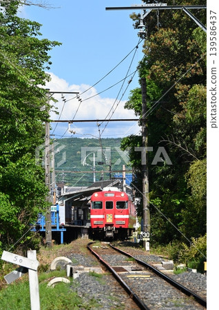 名鐵6000系列車停靠禦嶽站（活動路線版） 139586437