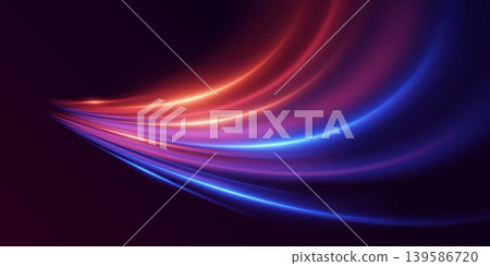 Abstract speed light trails creating dynamic fast motion lines Abstract speed light trails creating dynamic fast motion lines 139586720