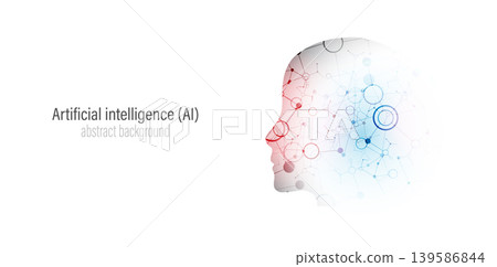 Creative image of AI environment. Scientific medical background. Creative image of AI environment. Scientific medical background. 139586844