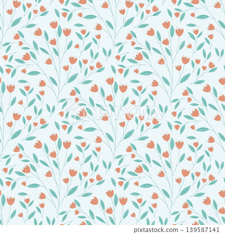 floral seamless pattern ornate floral seamless pattern ornate 139587141