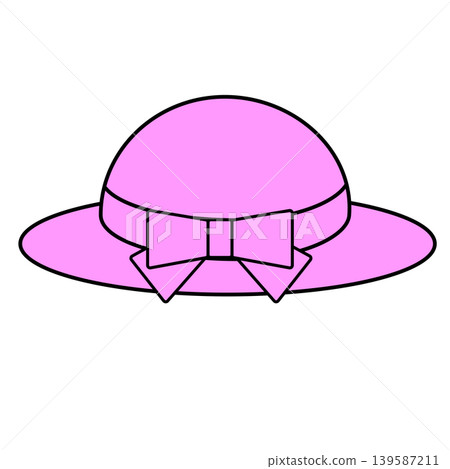 Summer straw hat set with colorful pictogram icons and ribbon - perfect for preventing heatstroke. Summer straw hat set with colorful pictogram icons and ribbon - perfect for preventing heatstroke. 139587211