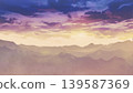 山巒在晨霧中閃閃發光 139587369