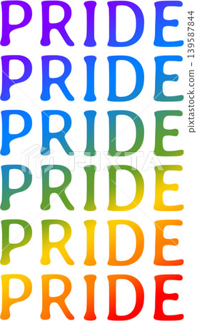 Pride month sticker Pride month sticker 139587844