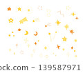 手繪星星和閃光圖示集 139587971