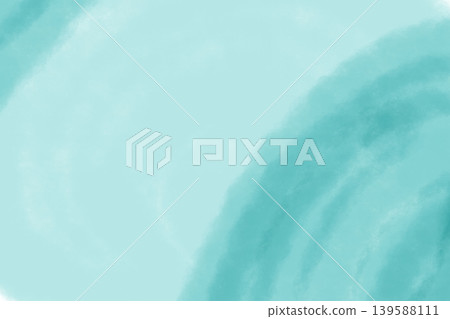 Illustration material: Pale blue (AFEEEE) slide (horizontal) 139588111