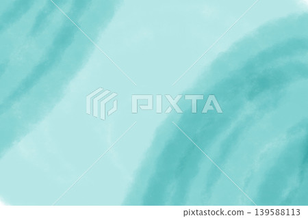 Illustration material: Pale blue (AFEEEE) slide (horizontal) 139588113