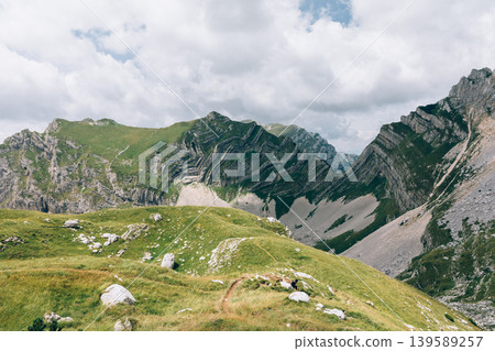 Hiking trail to Bobotov Kuk summit in Zabljak, Durmitor National Park 139589257