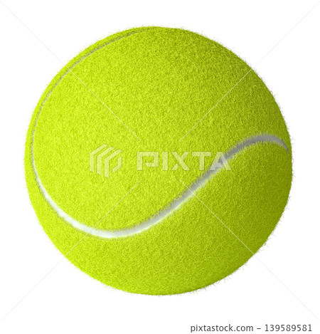 yellow tennis balls 3d isolated yellow tennis balls 3d isolated 139589581