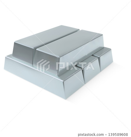 3D platinum or silver bars stack vector icon, realistic ingot, bullion, banking business, currency investment, finance 3D platinum or silver bars stack vector icon, realistic ingot, bullion, banking business, currency investment, finance 139589608