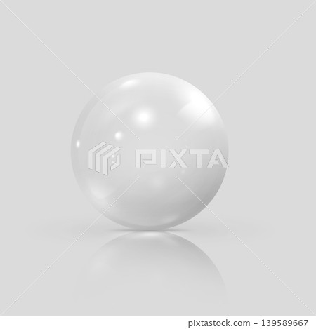 Realistic 3D glass balls with white glares and shadow reflection, vector volume transparent crystal bubble sphere Realistic 3D glass balls with white glares and shadow reflection, vector volume transparent crystal bubble sphere 139589667