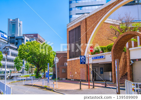 A new urban landscape of Yokohama, Japan. Yokohama Municipal Subway's Takashimacho Station and Yokohama Landmark Tower collaborate… A new urban landscape of Yokohama, Japan. Yokohama Municipal Subway's Takashimacho Station and Yokohama Landmark Tower collaborate… 139589909