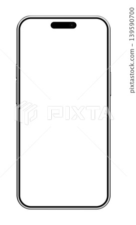 Smartphone with a white screen 139590700