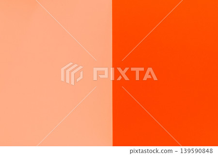 Beige orange abstract design creative sample blank text mockup copy space background two colors 139590848