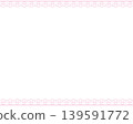 Pink lace pattern frame 139591772