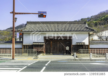 岡山縣笠岡市笠岡市中心、小田縣廳門、戶川氏營地門 139591865