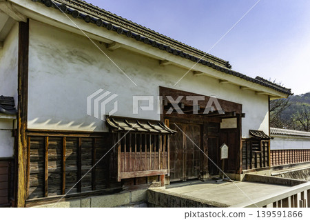 Kasaoka city center, Oda Prefectural Office Gate, Togawa clan's encampment gate, Kasaoka City, Okayama Prefecture Kasaoka city center, Oda Prefectural Office Gate, Togawa clan's encampment gate, Kasaoka City, Okayama Prefecture 139591866