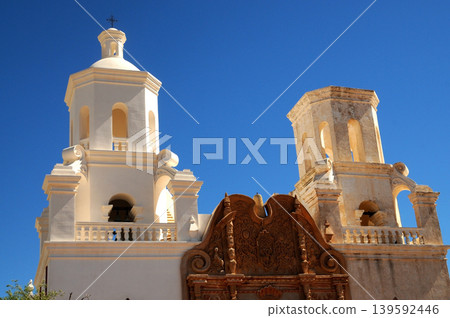 Detail San Xavier Mission Tucson Arizona Detail San Xavier Mission Tucson Arizona 139592446