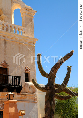 Detail San Xavier Mission Tucson Arizona Detail San Xavier Mission Tucson Arizona 139592448