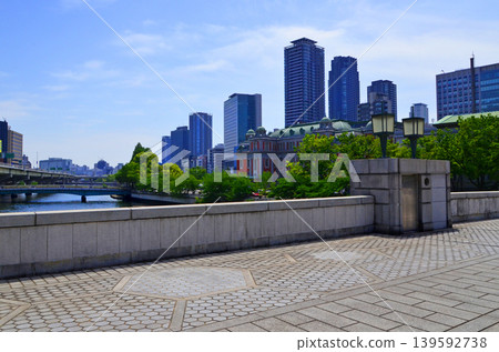 從水石橋眺望中之島及週邊地區 從水石橋眺望中之島及週邊地區 139592738