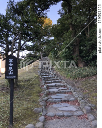 濱離宮庭園中的富士山 濱離宮庭園中的富士山 139593223
