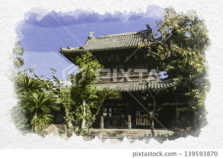 大分萬壽寺正門大分縣大分市 139593870