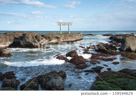 大洗磯前神社、上磯鳥居 大洗磯前神社、上磯鳥居 139594629