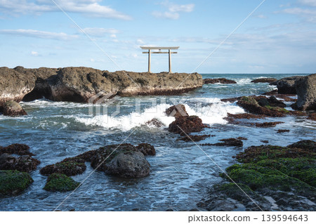 大洗磯前神社、上磯鳥居 139594643