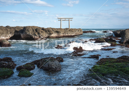 Oarai Isomae Shrine, Kamiiso Torii Gate Oarai Isomae Shrine, Kamiiso Torii Gate 139594649