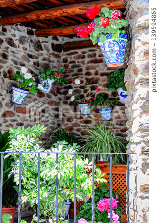Typical street of an Andalusian village Bubion. Typical street of an Andalusian village Bubion. 139594865