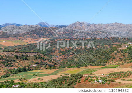 Landscape near the city of Ronda, Andalusia, Spain 139594882