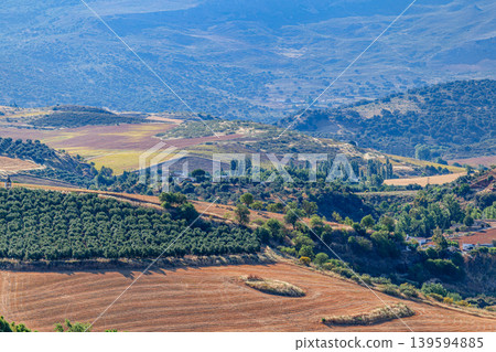 Landscape near the city of Ronda, Andalusia, Spain Landscape near the city of Ronda, Andalusia, Spain 139594885