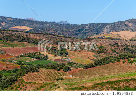 Landscape near the city of Ronda, Andalusia, Spain Landscape near the city of Ronda, Andalusia, Spain 139594888