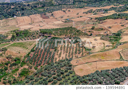Landscape near the city of Ronda, Andalusia, Spain Landscape near the city of Ronda, Andalusia, Spain 139594891