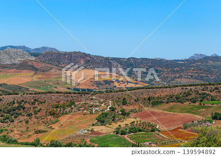 Landscape near the city of Ronda, Andalusia, Spain Landscape near the city of Ronda, Andalusia, Spain 139594892
