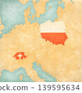 Map of Central Europe - Poland and Switzerland 139595634