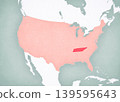Map of United States of America - Tennessee 139595643