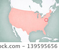 Map of United States of America - District of Columbia 139595656