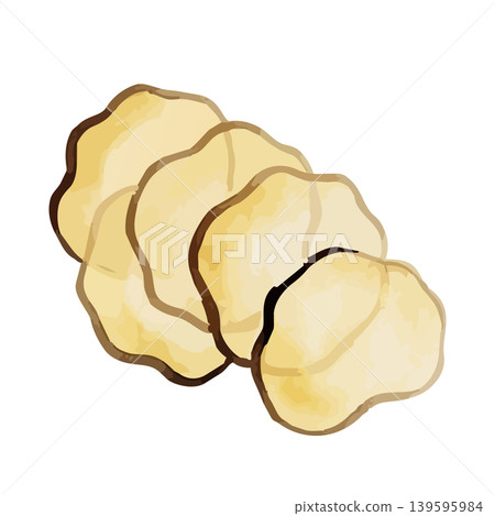Watercolor-style illustration of smoked pickled radish (iburigakko) Watercolor-style illustration of smoked pickled radish (iburigakko) 139595984
