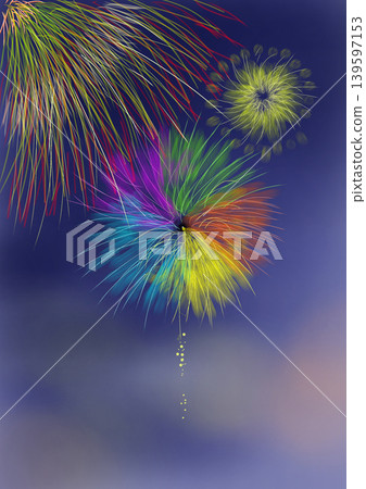 夏日夜晚的煙花 139597153