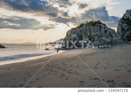 Scenery around Hinode Stone Gate in Tahara City (Aichi Prefecture) 139597178