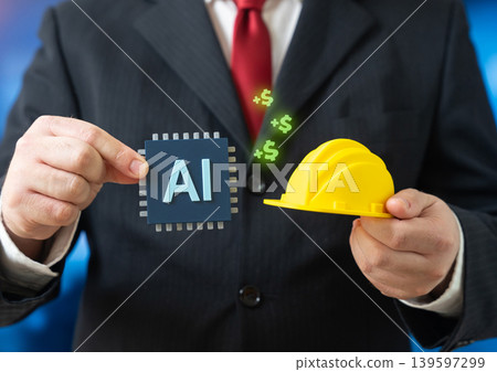 AI tools in the construction industry. Design with artificial intelligence. Smart building and project planning. Automation in architecture and engineering. AI tools in the construction industry. Design with artificial intelligence. Smart building and project planning. Automation in architecture and engineering. 139597299