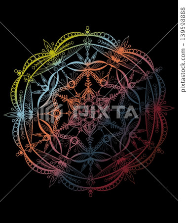 Rainbow Mandala Rainbow Mandala 139598888