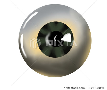 Bullet-shaped eye Bullet-shaped eye 139598891